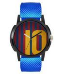 newmen NM-10 BLUE PU Analog Men's Watch