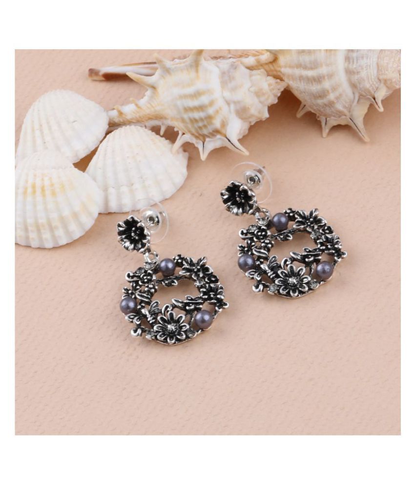     			SILVER SHINE  Party Wear Stylish Charm look Earring For Women Girl