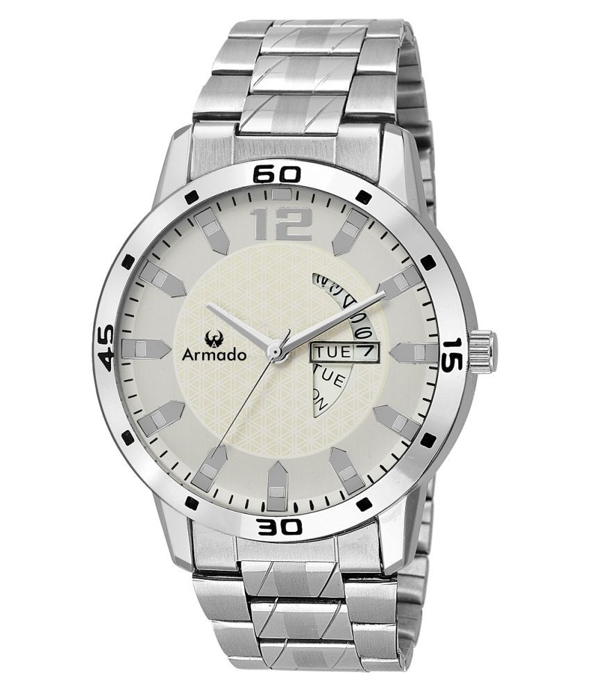     			Armado 098-white day&date Stainless Steel Analog Men's Watch