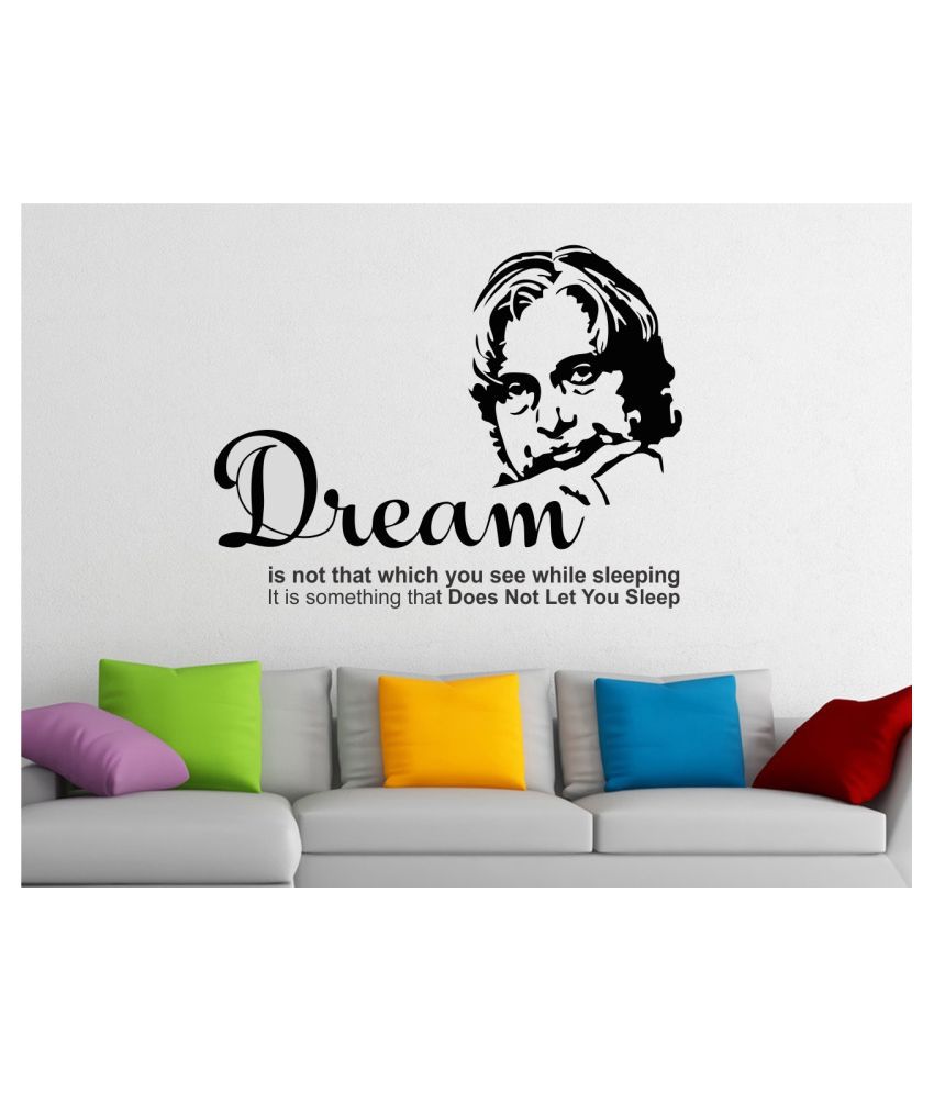     			Asmi Collection APJ Abdul Kalam Motivational Quotes Wall Sticker ( 45 x 60 cms )