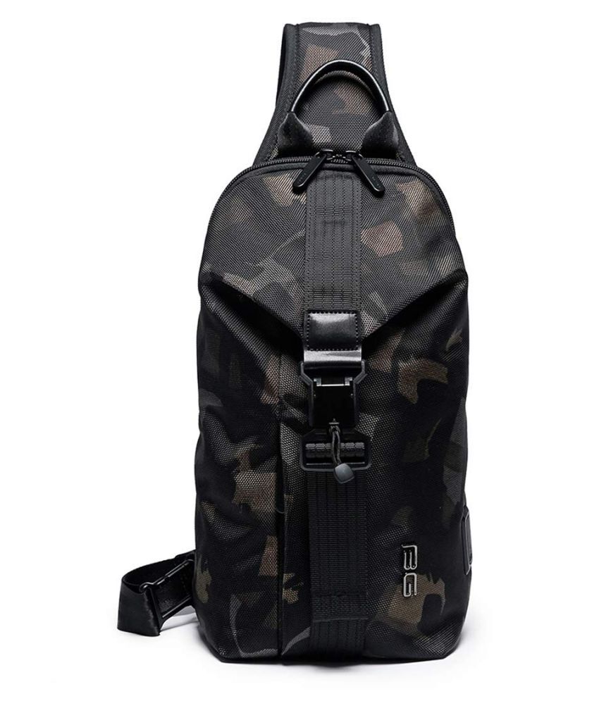 BANGE Anti theft Waterproof Crossbody Sling bag with USB charging (Camo ...