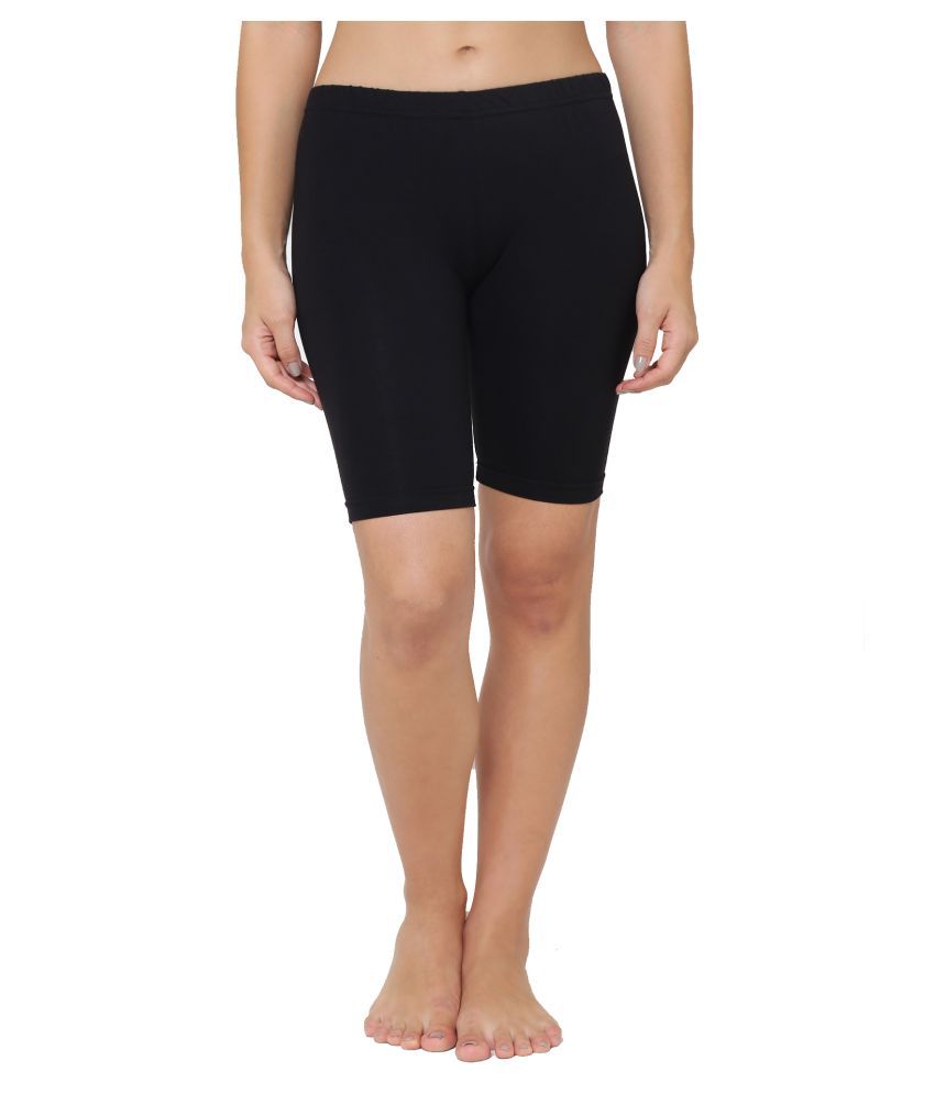     			Leading Lady Cotton Hot Pants - Black