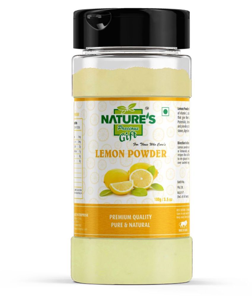     			Nature's Gift Lemon Powder - 3.5 Oz Spice Jar Powder 100 gm