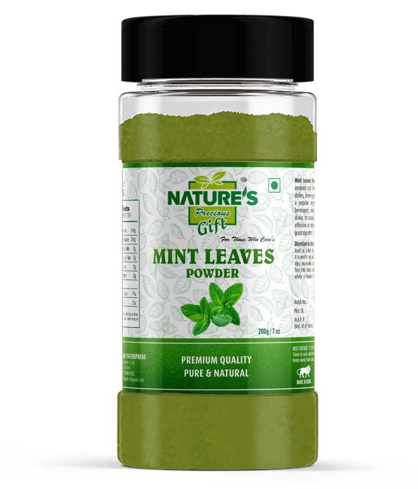     			Nature's Gift Mint Leaves Powder - 7 Oz Spice Jar Powder 200 gm
