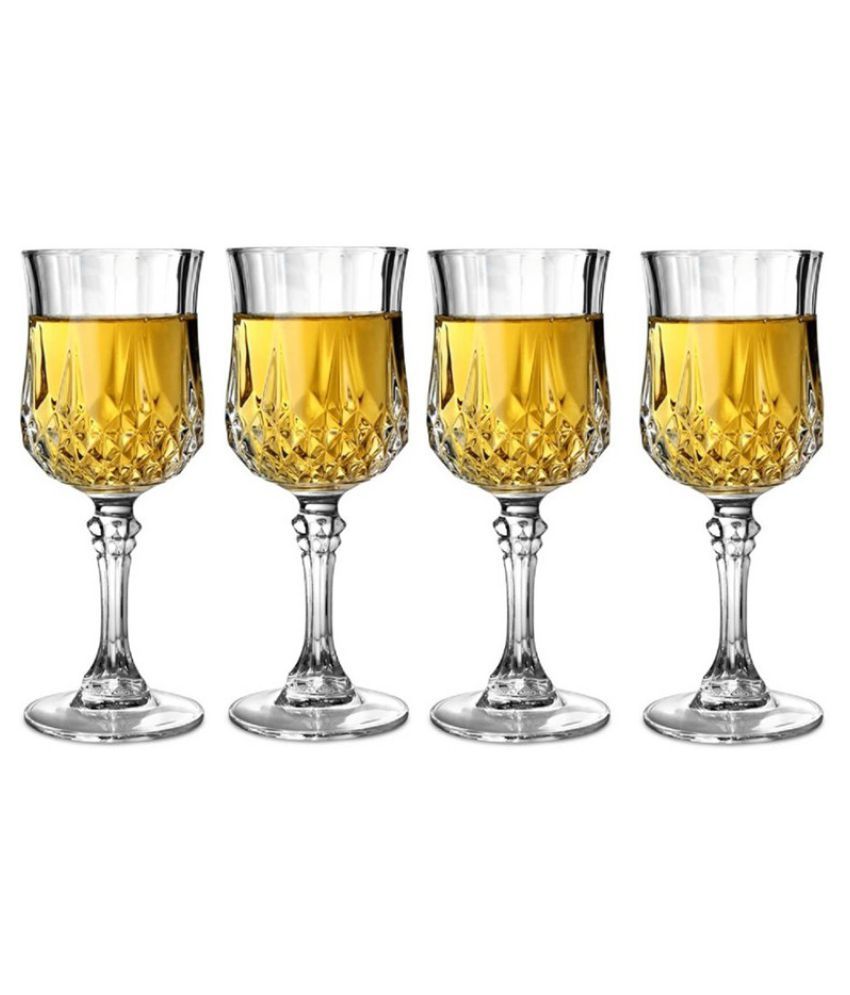     			Afast Wine  Glasses Set,  100 ML - (Pack Of 4)