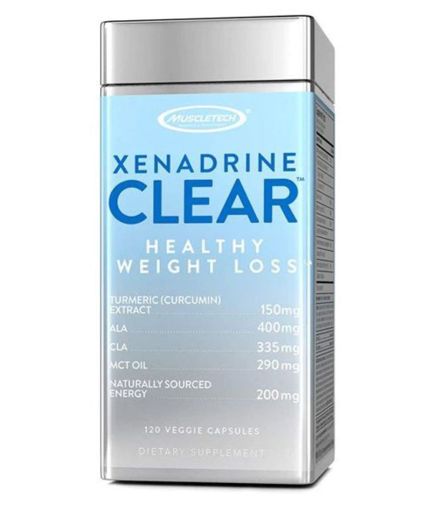 Muscletech Nutrition XENADRINE CLEAR (120 VEGGE CAPSULE) 100 gm Fat
