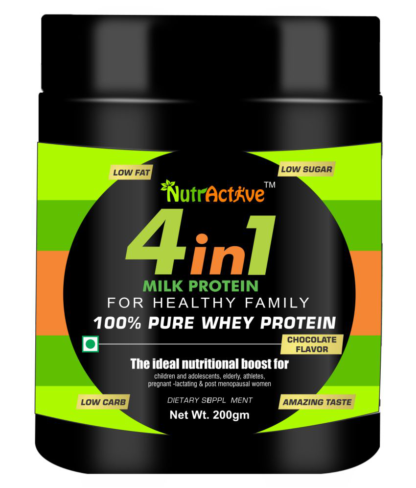    			NutrActive 4in1 Milk Protein Powder With Chocolate Flavor 200 gm