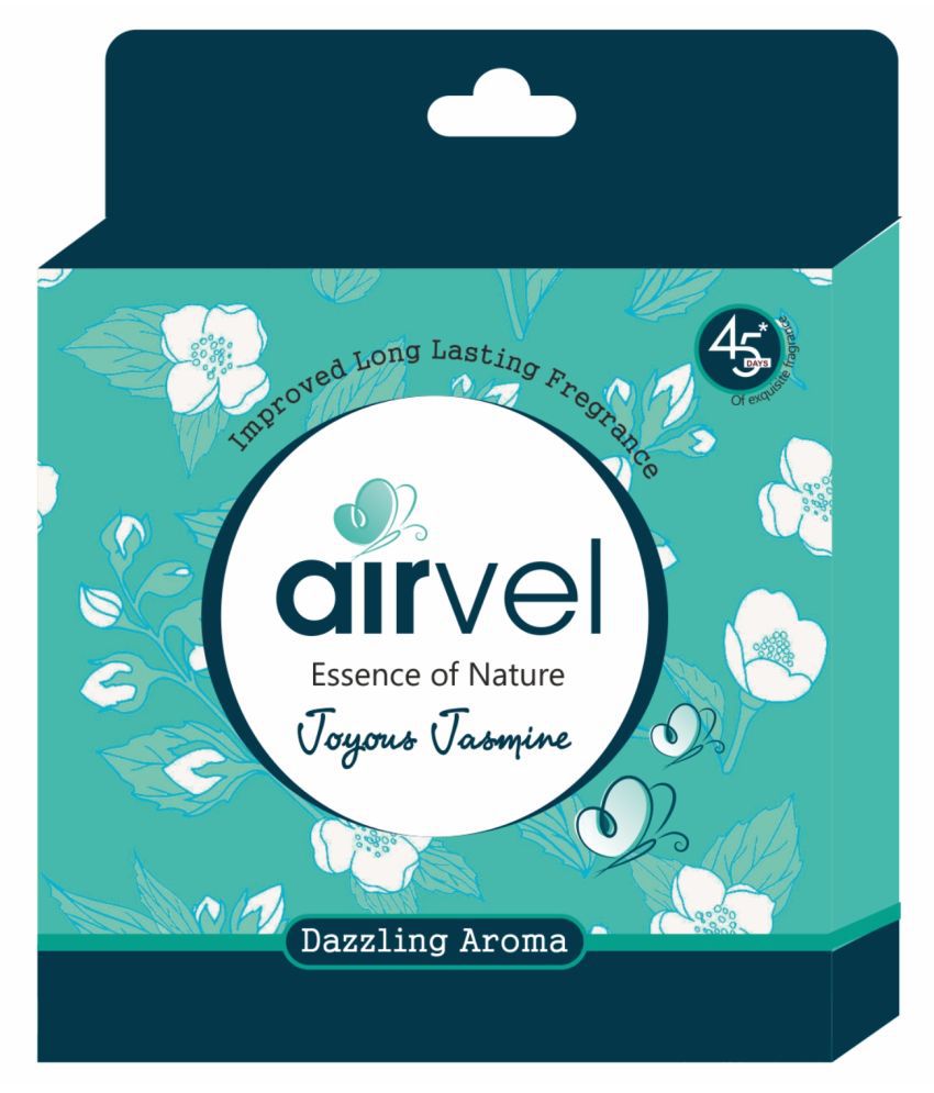AIRVEL Jasmine Fragrance Room Freshener Block 75 g Pack of 5
