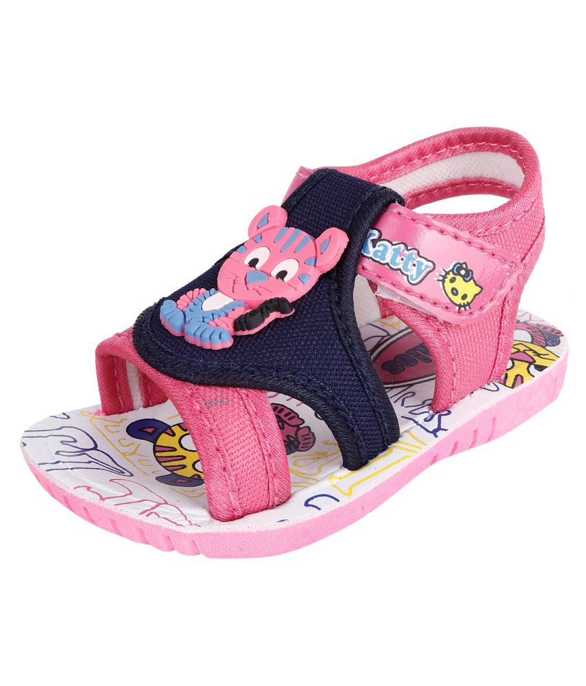 BUNNIES Unisex Kids Chu Chu Sound Musical First Walking Sandals for Baby Boys & Baby Girls for (6 Months to 21 Months)