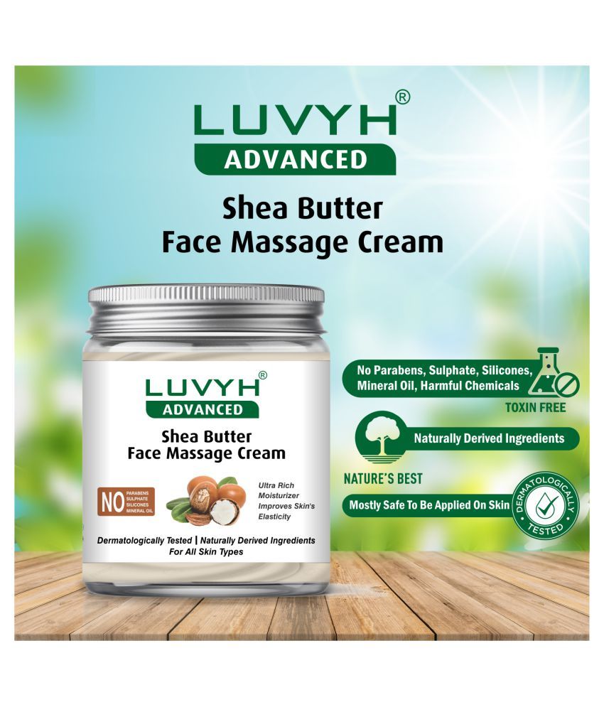 Luvyh Shea Butter Face Massage Cream Moisturizer 500 gm Buy Luvyh Shea