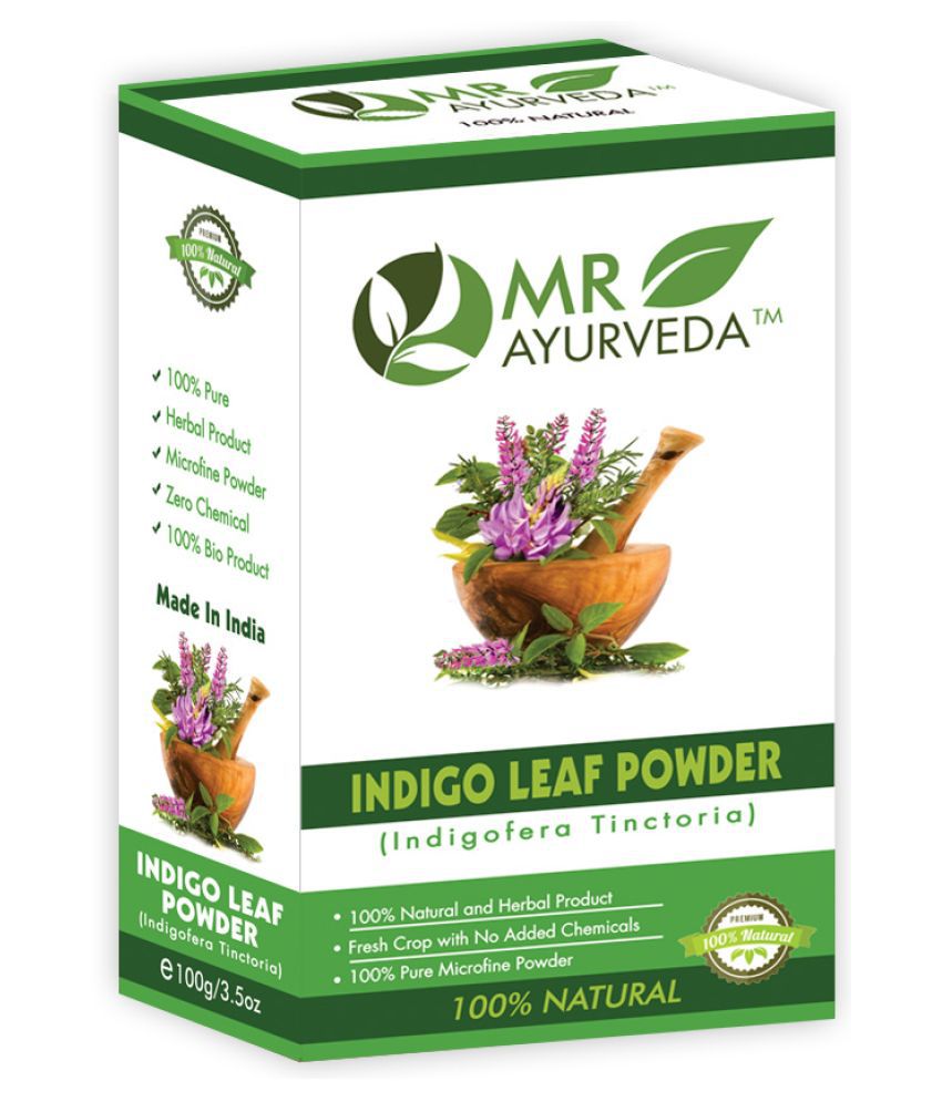     			MR Ayurveda 100% Herbal Indigo Powder Ayurveda Henna 100 g