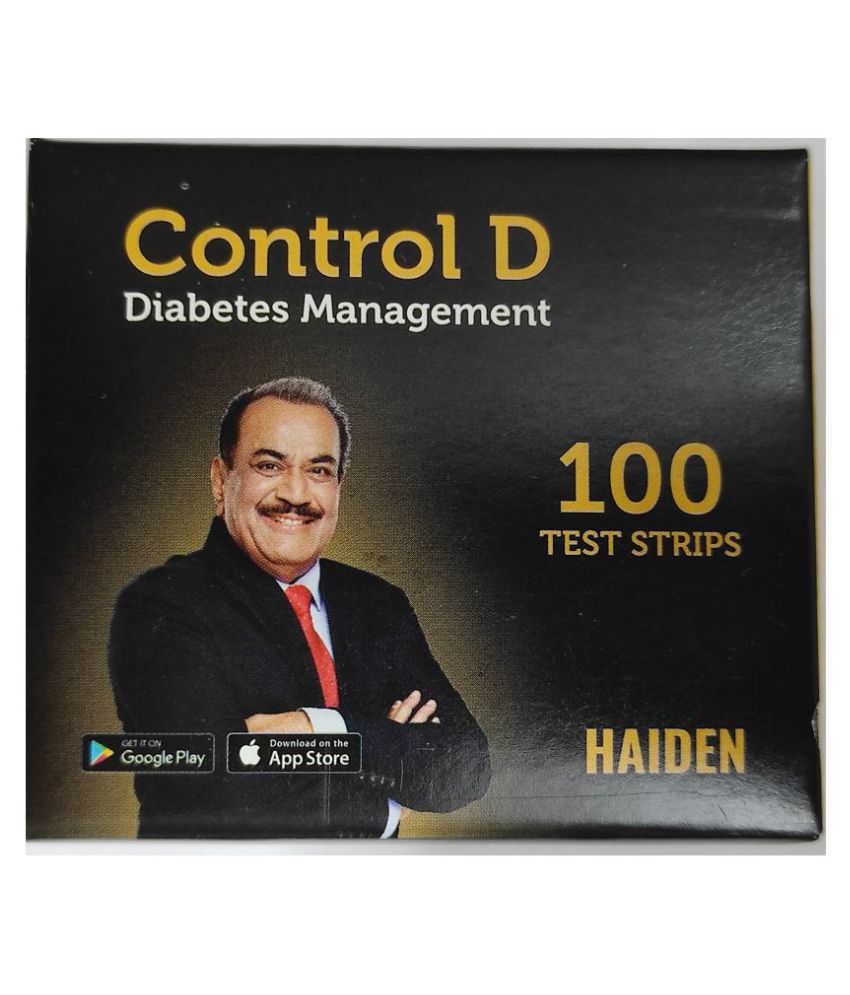     			Control D 100 Sugar Test Strips