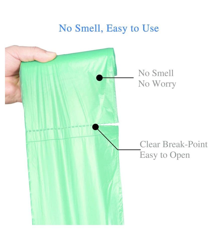 Dustbin Cover Trash Waste Disposal Garbage Bags Medium 19 x 21 Inches