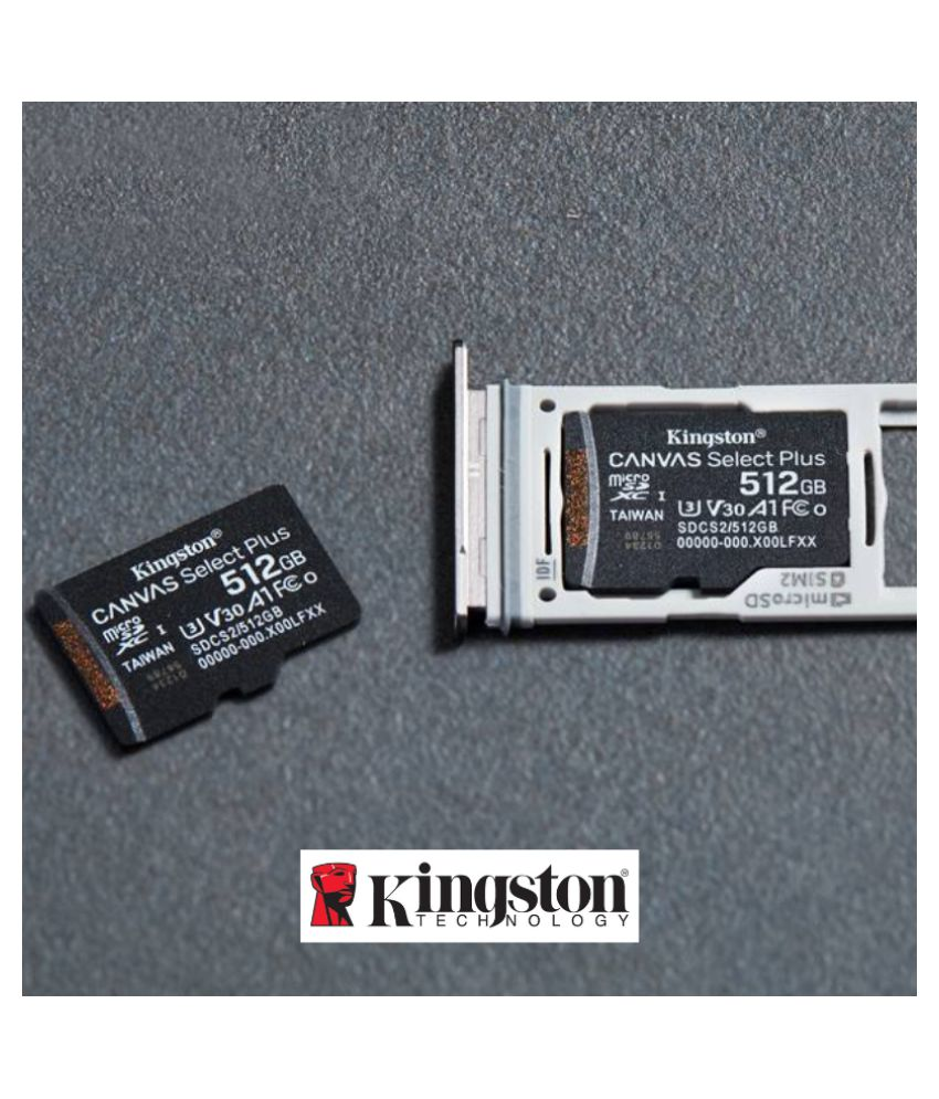 Карта памяти kingston canvas select plus microsd