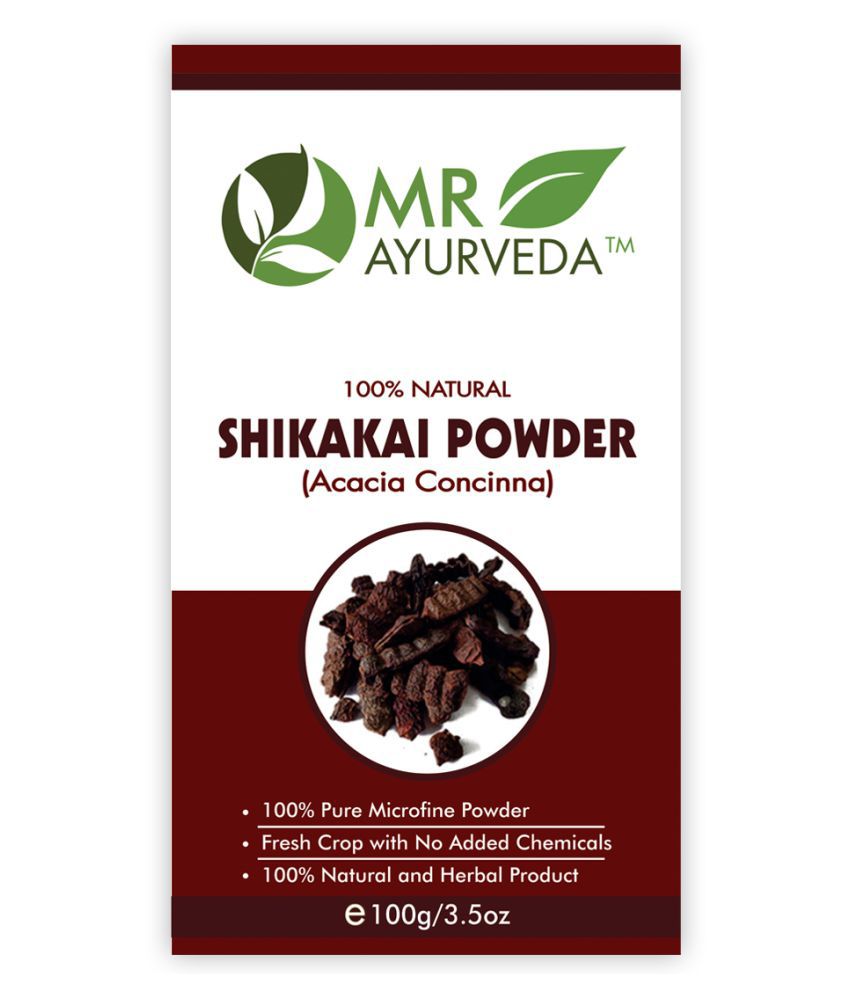     			MR Ayurveda 100% Organic Shikakai Powder, Hair Growth Hair Scalp Treatment 100 g