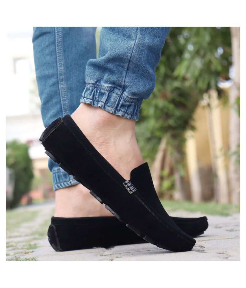lee pool comfy loafers Black Loafers 