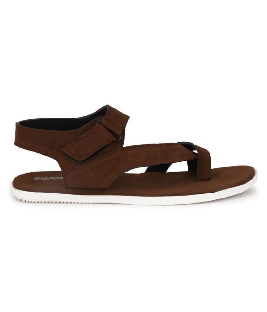 Big Fox Brown Suede Sandals Price in India- Buy Big Fox Brown Suede Sandals Online at Snapdeal