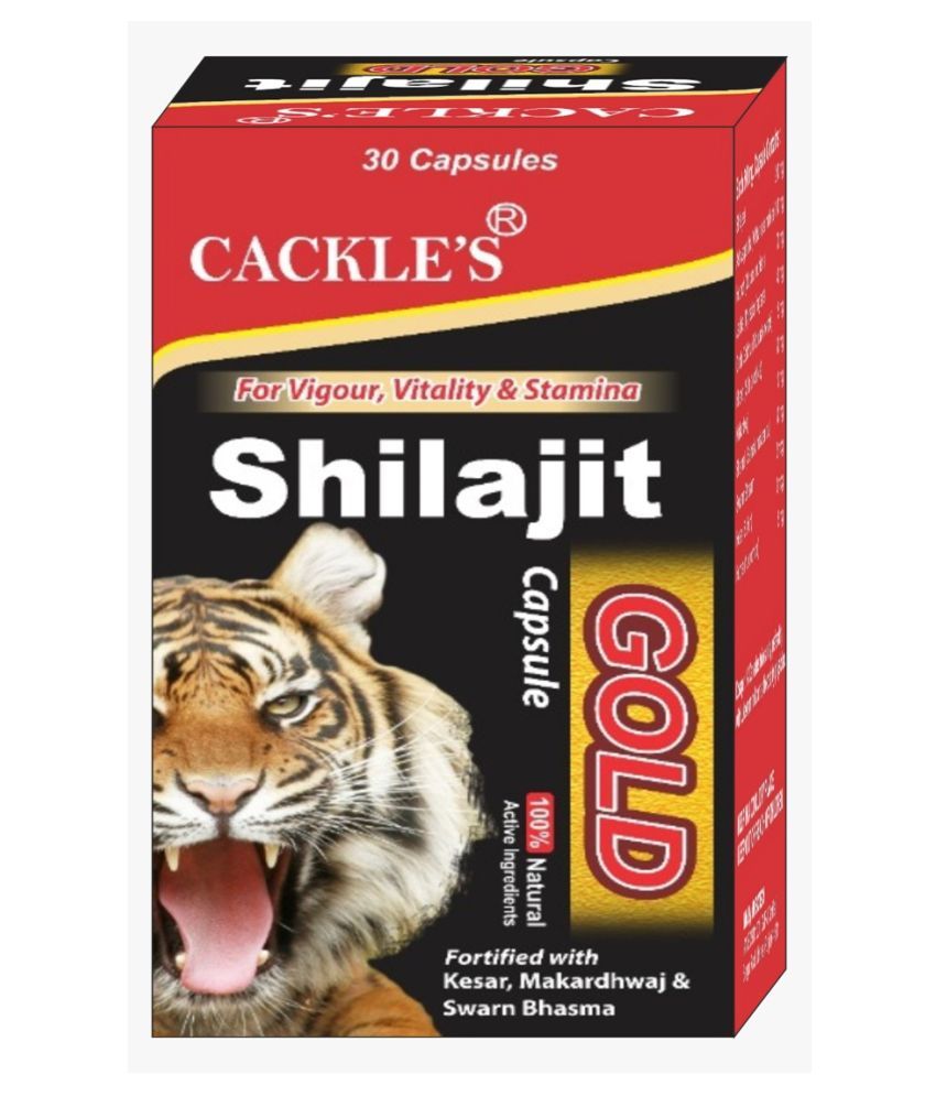     			Cackle's Herbal Shilajit Gold (30X3=Caps 90) Capsule 90 no.s