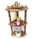 TFS Brown Wood Handicraft Showpiece - Pack of 1