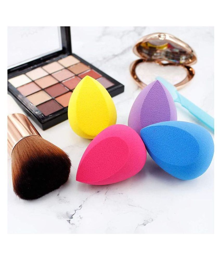 Adbeni 6Pcs Makeup Sponges with Powder Brush, Blending Sponge for
