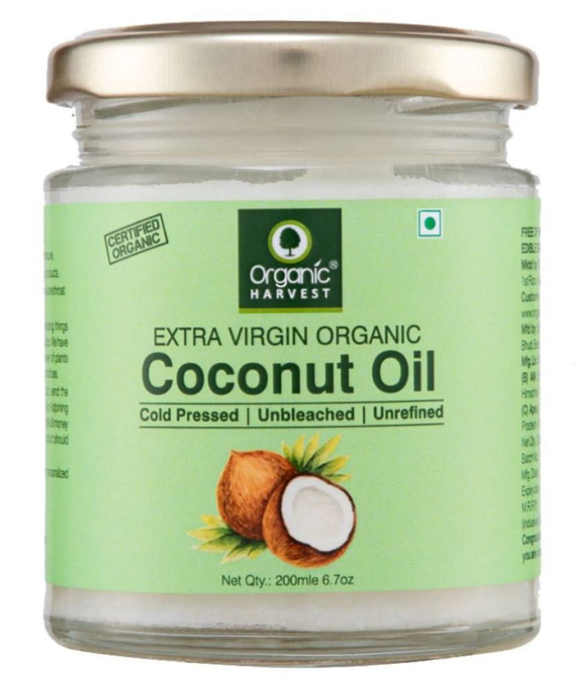 Buy Organic Harvest Cold Pressed Extra Virgin Coconut Oil For Men ...