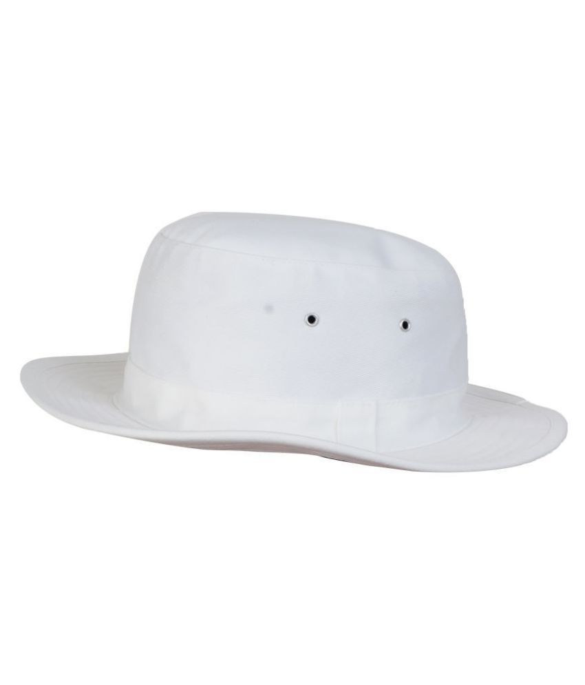     			Zacharias White Plain Cotton Hats
