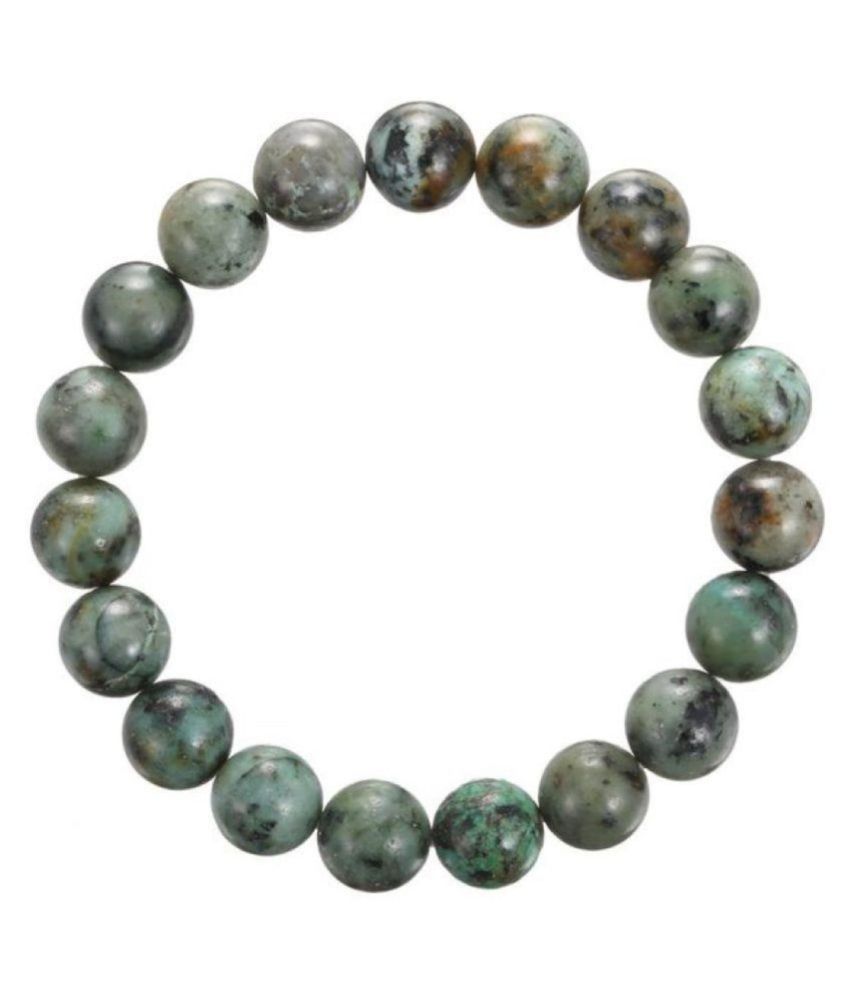     			8mm Green Africa Turquoise Natural Agate Stone Bracelet