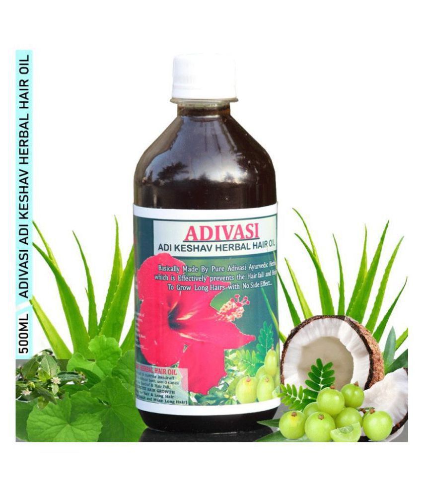 Adivasi Adi Keshav Herbal Hair Oil Hair Regrowth 500 mL: Buy Adivasi Adi  Keshav Herbal Hair Oil Hair Regrowth 500 mL at Best Prices in India -  Snapdeal
