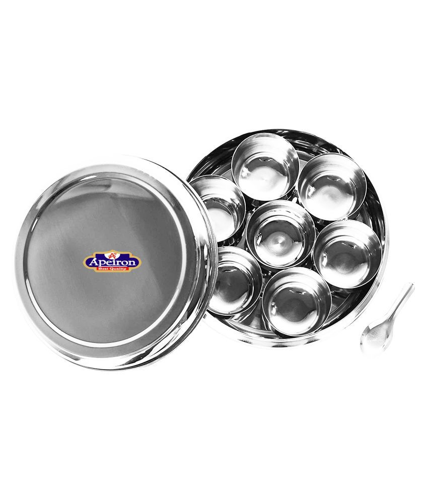     			APEIRON MASALA DABBA SMALL Steel Spice Container Set of 1 1000 mL