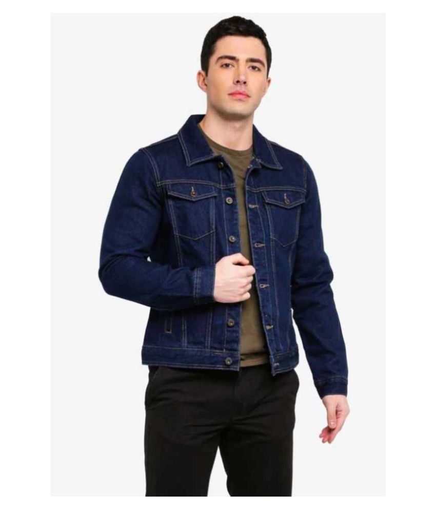     			ARBIA FUNKI Navy Denim Jacket