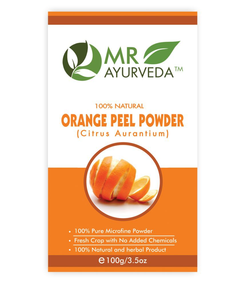     			MR Ayurveda Premium Quality Orange Peel Powder Face Pack Masks 100 gm
