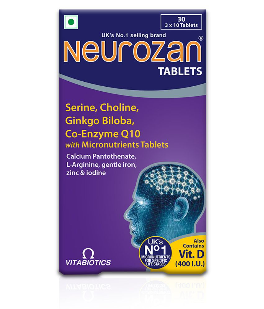     			Vitabiotics Neurozan Cognitive Function Supplement 30 no.s Vitamins Tablets