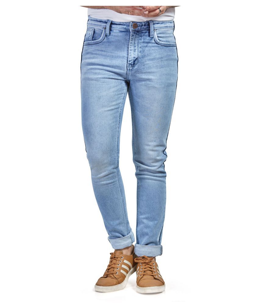 HASASI JEANS Blue Regular Fit Jeans