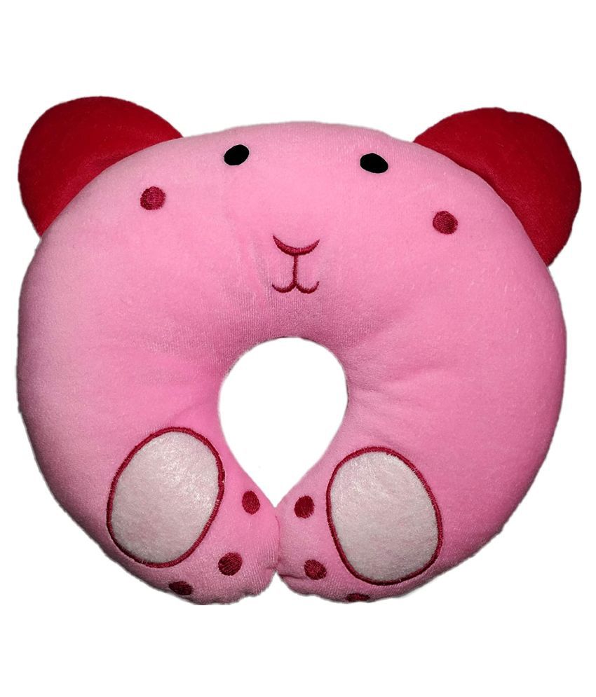 HomeStore-YEP Pink Cotton U shape Baby Pillow