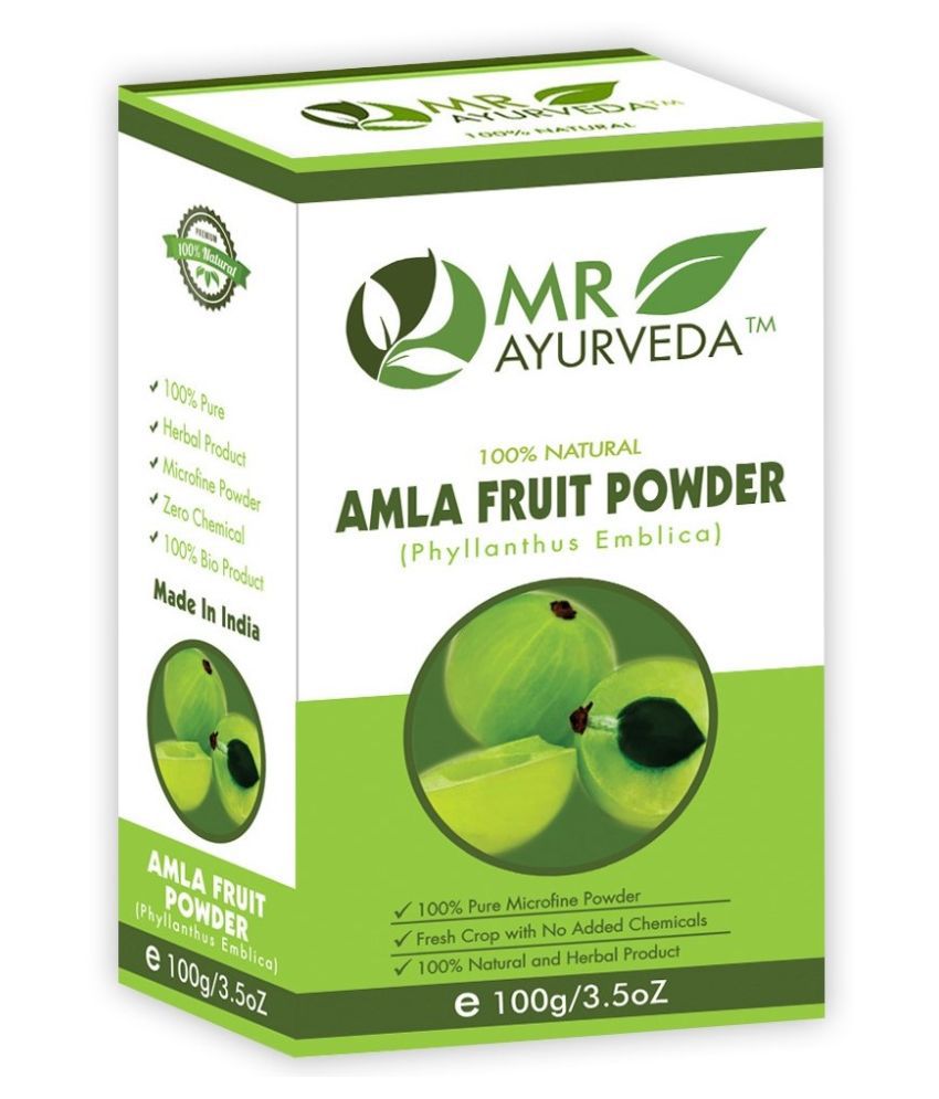 MR Ayurveda Amla Powder for Hair & Skin Hair Scalp Treatment 100 g