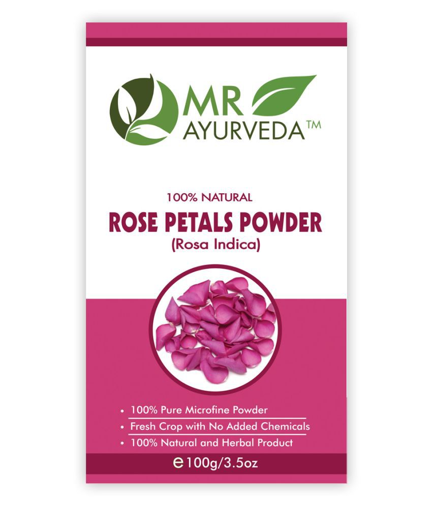    			MR Ayurveda Rose Petals Powder for Skin Face Pack Masks 100 gm