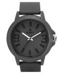 Aglance 38003PP Black grey PU Analog Men's Watch