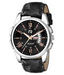 Redux - Black Leather Analog Men's Watch