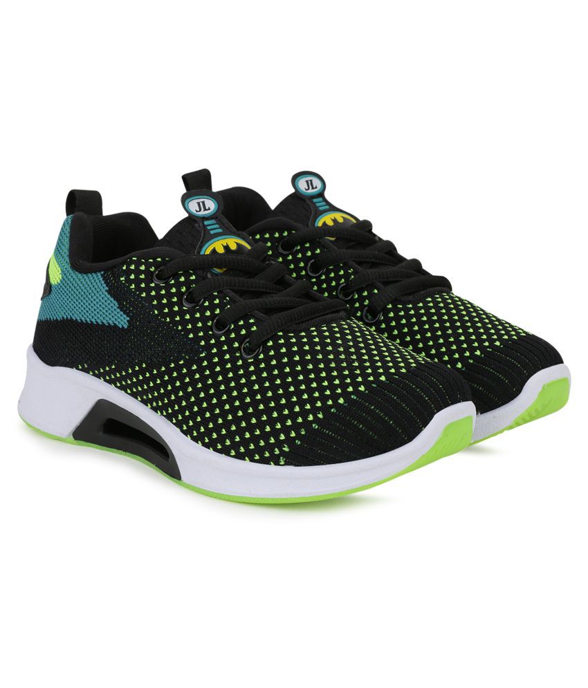     			Campus Hm-302 Black Running Shoes For Boys and Girls