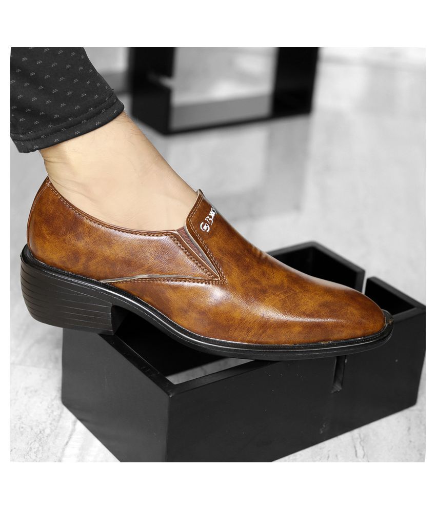 snapdeal leather shoes