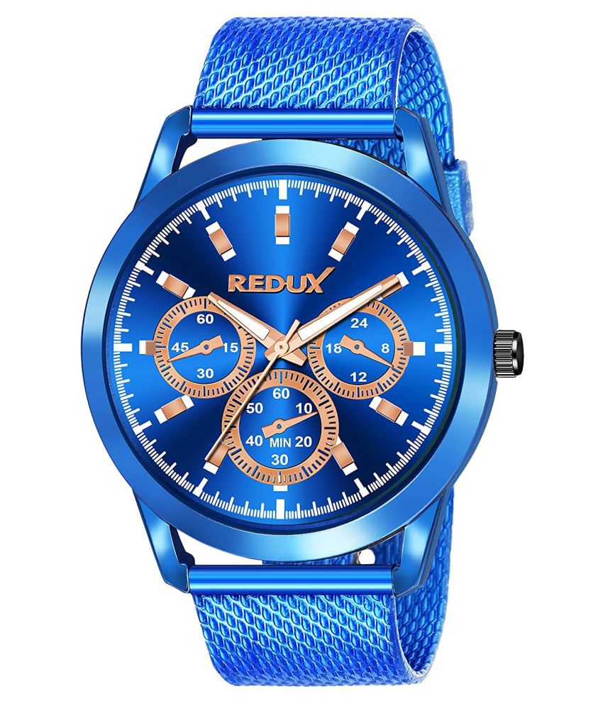     			Redux RWS0357S Blue Dial Leather Analog Men's Watch