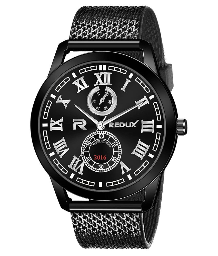     			Redux RWS0361S Black Dial Leather Analog Men's Watch