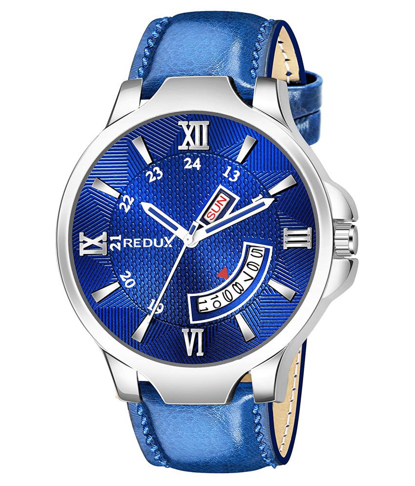     			Redux RWS0371S Blue Dial Leather Analog Men's Watch
