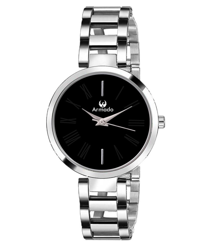 Armado Stainless Steel Round Womens Watch