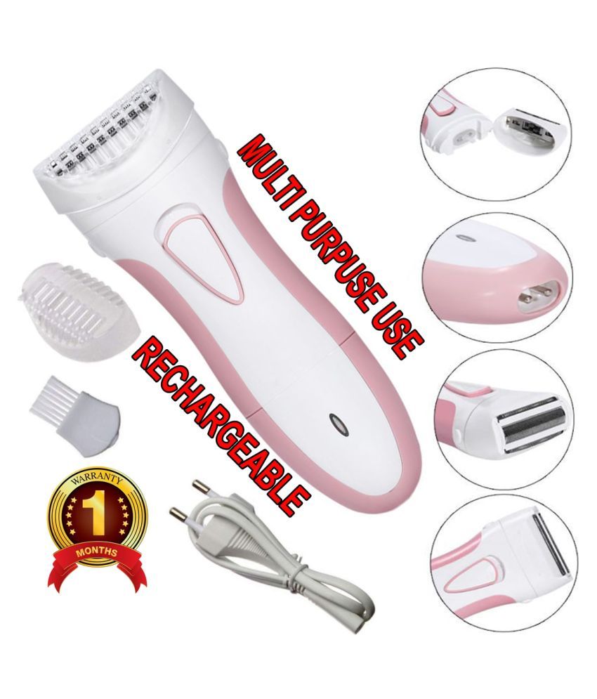     			Professional Razor Shaver Hair Remover Female Shaving Scraping For Electric Pink Multi Casual Combo