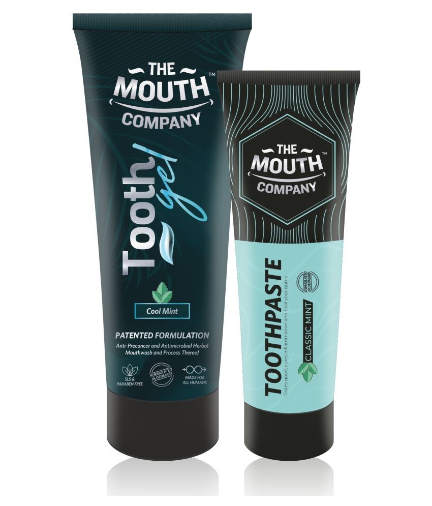     			The Mouth Company Mint Toothgel and Mint Toothpaste Standard Oral Kit Pack of 2