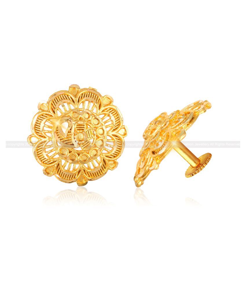     			Vighnaharta Twinkling Elegant Feminine Colorful Gold Plated Jumbo Stud Earring for Women and Girls [VFJ1345ERG ]