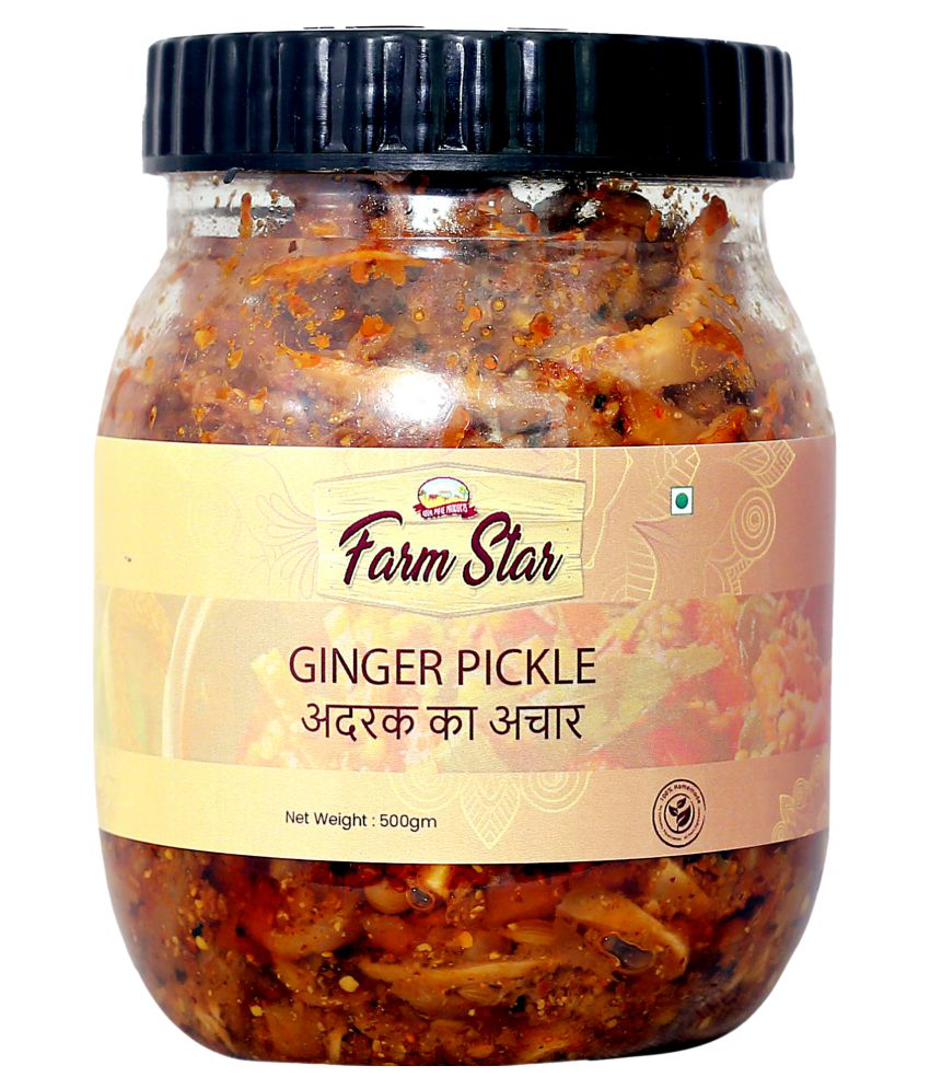 Farm Star Adrak Ka Achar (Ginger Pickle) Pickle 500 g