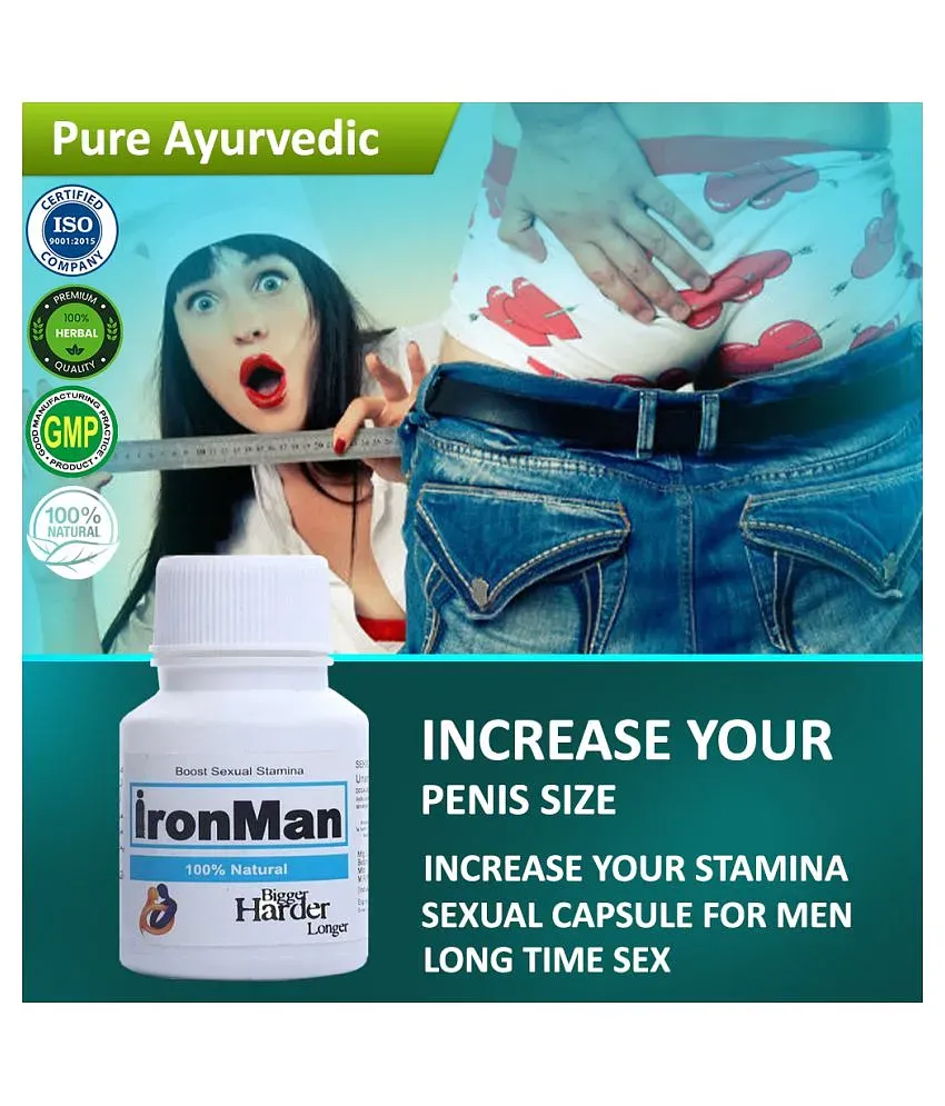 Ironman Penis Enlargement Male Supplement For Longlast Bed Desire, 10  Capsules: Buy Ironman Penis Enlargement Male Supplement For Longlast Bed  Desire, 10 Capsules at Best Prices in India - Snapdeal