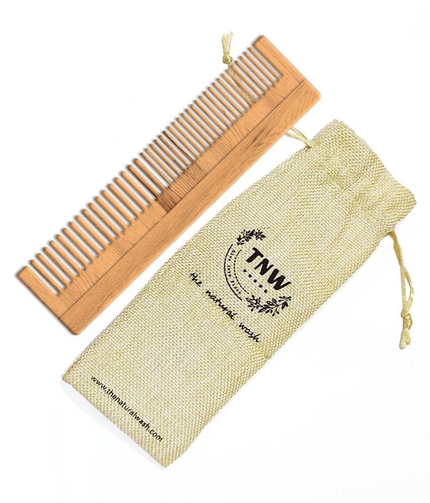     			TNW- The Natural Wash Neem Wood Comb for Healthy Hair & Scalp